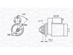 MAGNETI MARELLI 063280902010 starteris 
 Elektros įranga -> Starterio sistema -> Starteris
36100-22850, 36100-22855, 36100-22850