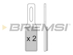 BREMSI BP2852 stabdžių trinkelių rinkinys, diskinis stabdys 
 Techninės priežiūros dalys -> Papildomas remontas
4D5403825, 5403825