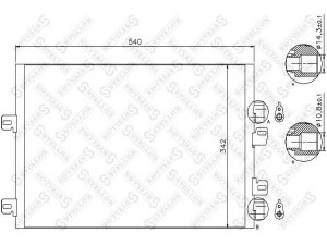 STELLOX 10-45509-SX kondensatorius, oro kondicionierius 
 Oro kondicionavimas -> Kondensatorius
8200137650