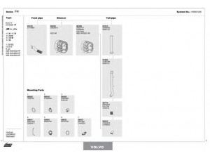 DINEX 180001026 išmetimo sistema 
 Išmetimo sistema -> Išmetimo sistema, visa