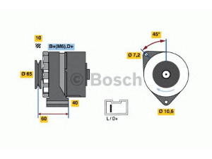 BOSCH 0 986 031 000 kintamosios srovės generatorius 
 Elektros įranga -> Kint. sr. generatorius/dalys -> Kintamosios srovės generatorius
5557 11, 5705 11, 5705 38, 5705 84