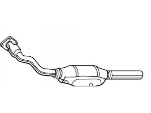 WALKER 20499 katalizatoriaus keitiklis