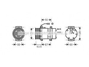 AVA QUALITY COOLING REK107 kompresorius, oro kondicionierius
20731328, 20941036, 5010605474