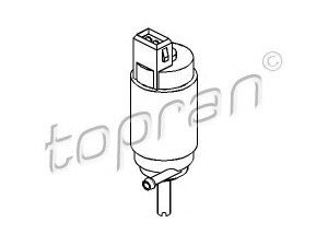 TOPRAN 103 158 vandens siurblys, priekinio stiklo plovimas 
 Priekinio stiklo valymo sistema -> Vandens siurbliukas, priekinio stiklo plovimas
14 50 184, 90585761, 1H5 955 651