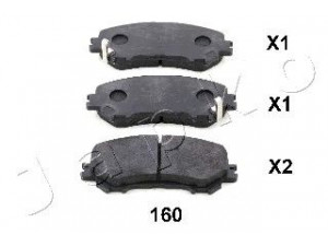 JAPKO 50160 stabdžių trinkelių rinkinys, diskinis stabdys 
 Techninės priežiūros dalys -> Papildomas remontas
D1060-4BA0A, D1060-4EA0A