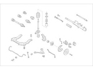 DELPHI AUDI-04666-F rato pakaba 
 Ašies montavimas/vairavimo mechanizmas/ratai -> Prekių paieška pagal schemą