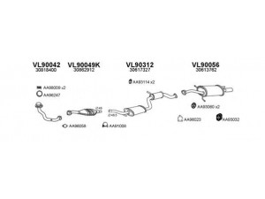 VENEPORTE 900183 išmetimo sistema 
 Išmetimo sistema -> Išmetimo sistema, visa