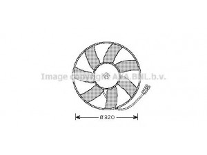AVA QUALITY COOLING OL7522 ventiliatorius, radiatoriaus 
 Aušinimo sistema -> Oro aušinimas
1341204, 1341256, 1341277, 90466493