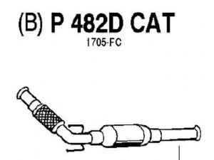 FENNO P482DCAT katalizatoriaus keitiklis 
 Išmetimo sistema -> Katalizatoriaus keitiklis
BM80093H, 1705-FC, 1795-AQ