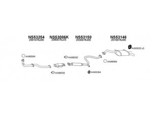 VENEPORTE 530016 išmetimo sistema 
 Išmetimo sistema -> Išmetimo sistema, visa