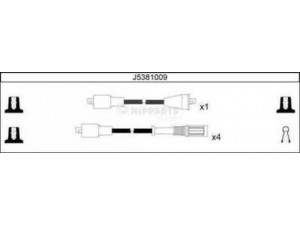 NIPPARTS J5381009 uždegimo laido komplektas 
 Kibirkšties / kaitinamasis uždegimas -> Uždegimo laidai/jungtys
22450-24C25, 22450-24C27, 22450-G1625