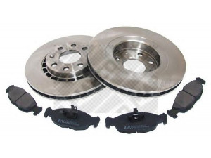 MAPCO 47755 stabdžių rinkinys, diskiniai stabdžiai 
 Stabdžių sistema -> Diskinis stabdys -> Stabdžių remonto rinkinys