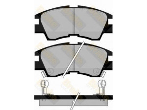 Brake ENGINEERING PA552 stabdžių trinkelių rinkinys, diskinis stabdys 
 Techninės priežiūros dalys -> Papildomas remontas
MB500812, MB500812, MB500813, MB500814