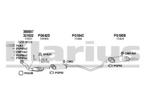 KLARIUS 630352U išmetimo sistema 
 Išmetimo sistema -> Išmetimo sistema, visa