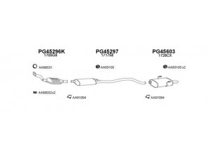 VENEPORTE 450311 išmetimo sistema 
 Išmetimo sistema -> Išmetimo sistema, visa