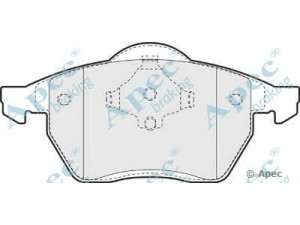 APEC braking PAD875 stabdžių trinkelių rinkinys, diskinis stabdys 
 Techninės priežiūros dalys -> Papildomas remontas
1001095, 1027703, 1031843, 95VW2K021AA