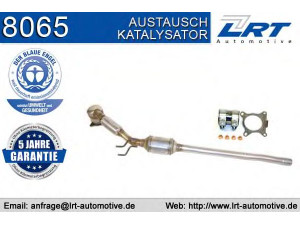 LRT 8065 katalizatoriaus keitiklis 
 Išmetimo sistema -> Katalizatoriaus keitiklis
1K0254512BX, 1K0254512BX