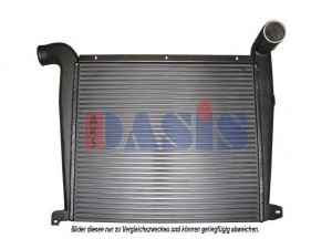 AKS DASIS 267006N tarpinis suslėgto oro aušintuvas, kompresorius 
 Variklis -> Oro tiekimas -> Įkrovos agregatas (turbo/superįkrova) -> Tarpinis suslėgto oro aušintuvas
81061300112