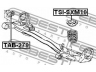FEBEST TSI-SXM10 spyruoklės dangtelis 
 Pakaba -> Spyruoklės
48257-52010