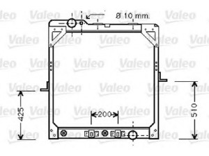 VALEO 733413 radiatorius, variklio aušinimas 
 Aušinimo sistema -> Radiatorius/alyvos aušintuvas -> Radiatorius/dalys
6555003003, A6555003003, 8MK376709311