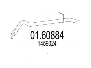 MTS 01.60884 galinis duslintuvas 
 Išmetimo sistema -> Duslintuvas
1459024