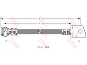 TRW PHA197 stabdžių žarnelė 
 Stabdžių sistema -> Stabdžių žarnelės
94130325, 8941303250, 8941303250