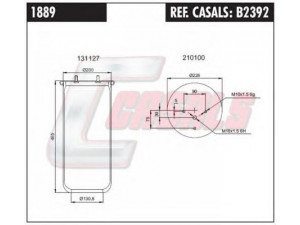 CASALS B2392 dėklas, pneumatinė pakaba 
 Pakaba -> Pneumatinė pakaba
1276846