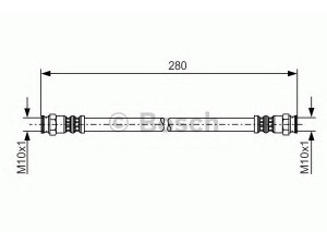BOSCH 1 987 481 199 stabdžių žarnelė 
 Stabdžių sistema -> Stabdžių žarnelės
46202 H7025, 46212 01A13, 46212 79913