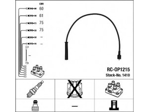 NGK 1410 uždegimo laido komplektas 
 Kibirkšties / kaitinamasis uždegimas -> Uždegimo laidai/jungtys
4301718, 94 433 364