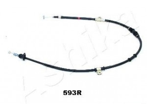 ASHIKA 131-05-593R trosas, stovėjimo stabdys 
 Stabdžių sistema -> Valdymo svirtys/trosai
MB520348