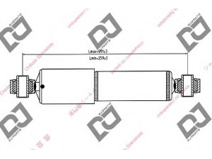 DJ PARTS DS1357GT amortizatorius 
 Pakaba -> Amortizatorius
96316781