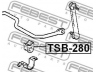 FEBEST TSB-280 skersinio stabilizatoriaus įvorių komplektas 
 Ašies montavimas/vairavimo mechanizmas/ratai -> Stabilizatorius/fiksatoriai -> Sklendės
48818-20280