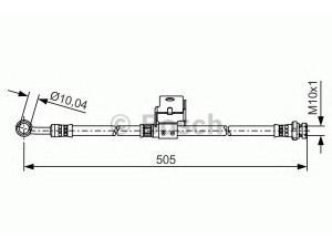 BOSCH 1 987 481 506 stabdžių žarnelė 
 Stabdžių sistema -> Stabdžių žarnelės
58738 1G300, 58738 1G300