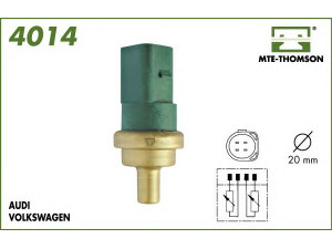 MTE-THOMSON 4014 siuntimo blokas, aušinimo skysčio temperatūra
059919501A