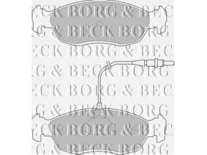 BORG & BECK BBP1069 stabdžių trinkelių rinkinys, diskinis stabdys 
 Techninės priežiūros dalys -> Papildomas remontas
425103, 425121, 425122, 425170