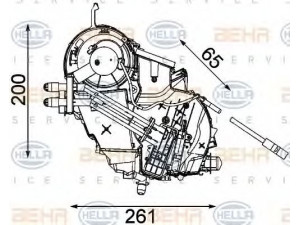 HELLA 8FV 351 330-161 garintuvas, oro kondicionierius 
 Oro kondicionavimas -> Garintuvas
6450.JA