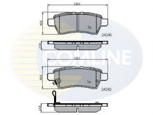 COMLINE CBP31518 stabdžių trinkelių rinkinys, diskinis stabdys 
 Techninės priežiūros dalys -> Papildomas remontas
44060EA090, 44060EB325