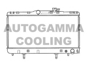 AUTOGAMMA 103786 radiatorius, variklio aušinimas
1640064740
