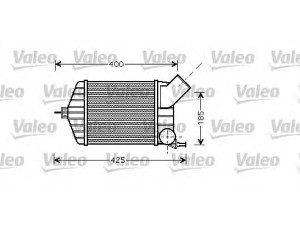 VALEO 818725 tarpinis suslėgto oro aušintuvas, kompresorius 
 Variklis -> Oro tiekimas -> Įkrovos agregatas (turbo/superįkrova) -> Tarpinis suslėgto oro aušintuvas
46764253