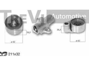 TREVI AUTOMOTIVE KD1342 paskirstymo diržo komplektas 
 Techninės priežiūros dalys -> Papildomas remontas