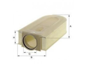 UNIFLUX FILTERS XA963 oro filtras 
 Filtrai -> Oro filtras
651 094 00 04, 6510940004, A 651 094 00 04