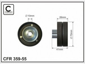 CAFFARO 359-55 kreipiantysis skriemulys, V formos rumbuotas diržas 
 Diržinė pavara -> V formos rumbuotas diržas/komplektas -> Laisvasis/kreipiamasis skriemulys
03C 145 276 B, 03C 145 276 B, 03C 145 276 B
