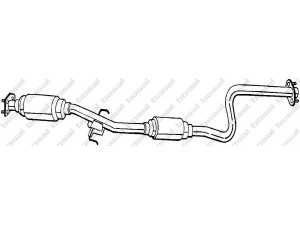 BOSAL 287-715 vidurinis duslintuvas 
 Išmetimo sistema -> Duslintuvas
18220-SM4-G01, 18220-SM4-G03, 18220-SM4-G04