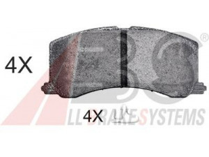 A.B.S. 36960 OE stabdžių trinkelių rinkinys, diskinis stabdys 
 Techninės priežiūros dalys -> Papildomas remontas
55800-60G00, 55800-61G50, 55800-61G60