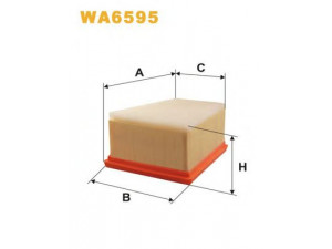 WIX FILTERS WA6595 oro filtras 
 Filtrai -> Oro filtras
1654600QAA, 1654600QAU, 4408341