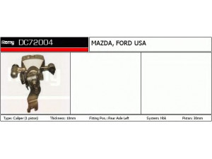 DELCO REMY DC72004 stabdžių apkaba 
 Dviratė transporto priemonės -> Stabdžių sistema -> Stabdžių apkaba / priedai
3998559, GA2E-26-71XA, GA2E-26-990C