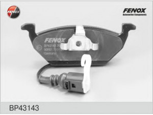 FENOX BP43143 stabdžių trinkelių rinkinys, diskinis stabdys 
 Techninės priežiūros dalys -> Papildomas remontas
1J0698151D, 1K0698151A, 1J0698151G