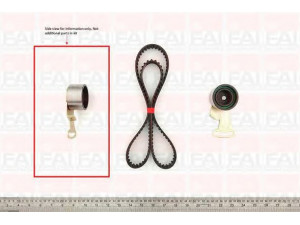 FAI AutoParts TBK81 paskirstymo diržo komplektas 
 Techninės priežiūros dalys -> Papildomas remontas
