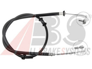 A.B.S. K13891 trosas, stovėjimo stabdys 
 Stabdžių sistema -> Valdymo svirtys/trosai
51835633, 51900232