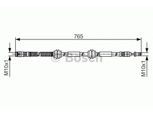 BOSCH 1 987 481 473 stabdžių žarnelė 
 Stabdžių sistema -> Stabdžių žarnelės
955 355 139 20, 7L0 611 701 B